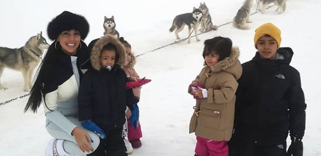 Децата на Роналдо откриха ски сезона 