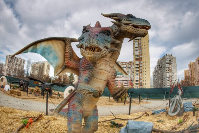 Нашествие на дракони в центъра на София  