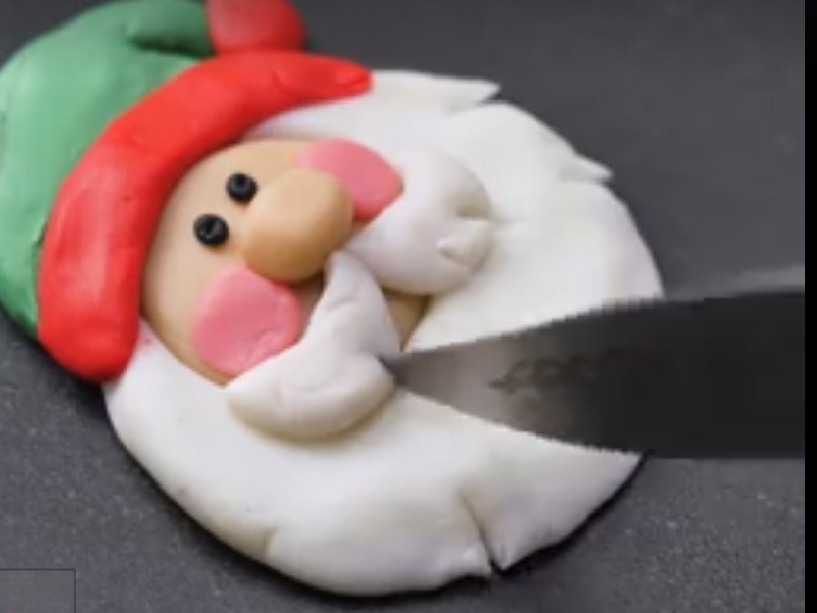 Да омесим снежен човек или Дядо Коледа (видео) 