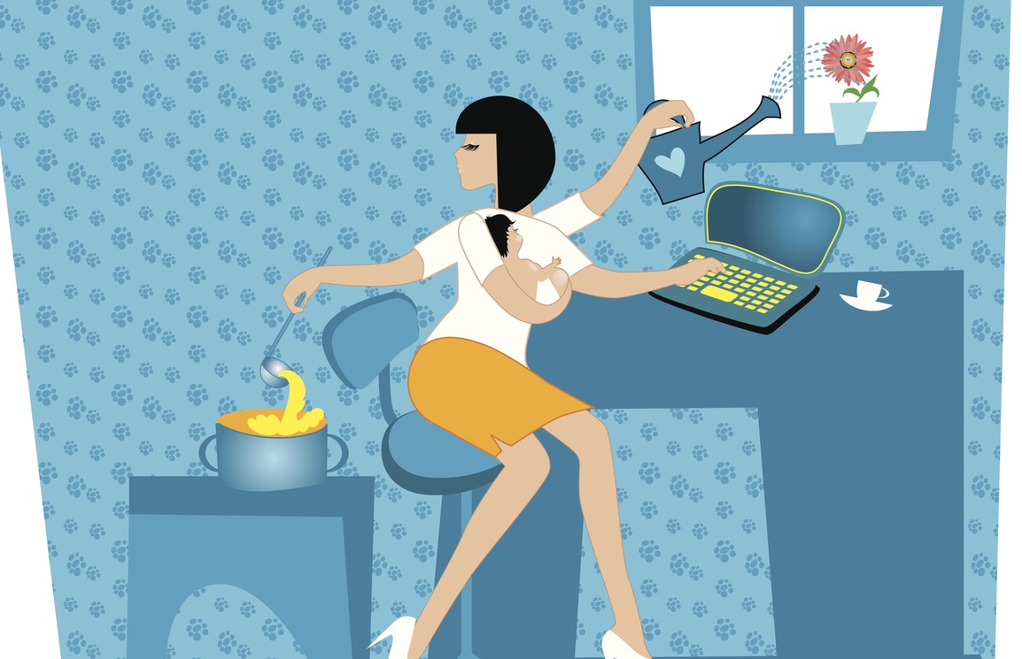 Не се чувствайте виновна, че сте работеща майка