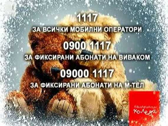 Над 2 милиона лева събра „Българската Коледа“ 