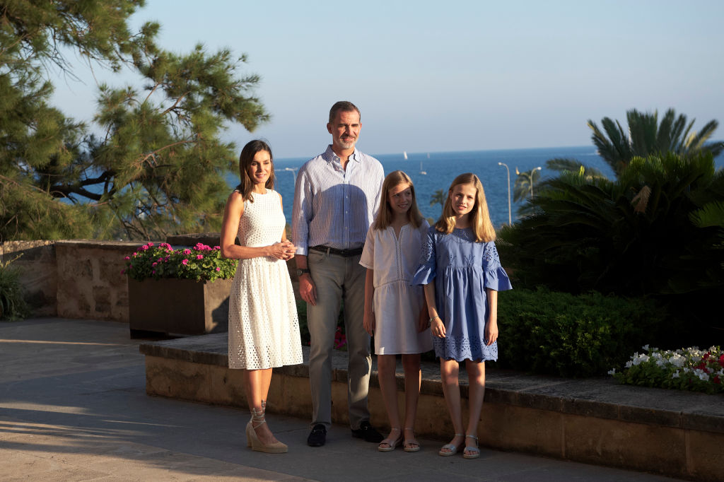 Испанското кралско семейство на почивка в Палма де Майорка 