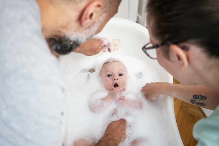 5 съвета за първата баня на бебето  