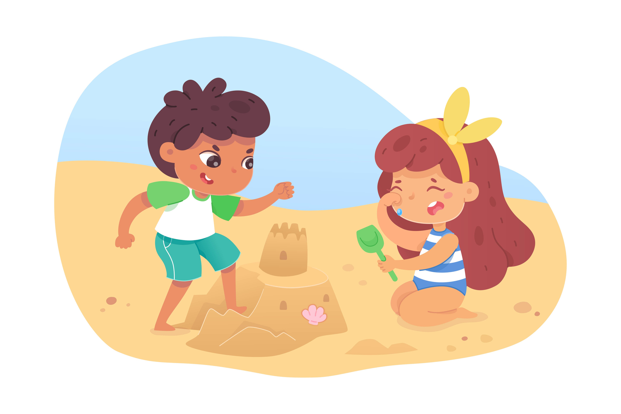 Махай се. Не искаме да играем с теб