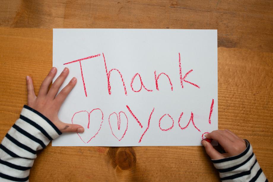 Как да научим детето да казва „благодаря“ 