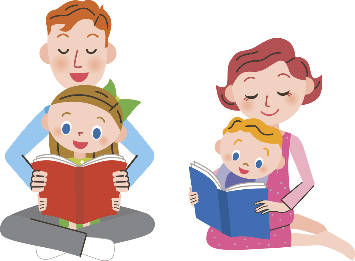 Ребенок читает стих маме. Книга рисунок для детей. Рисунки дети и взрослые с книгами. Мультяшные дети с книгами. Родители читают книгу ребенку рисунок.