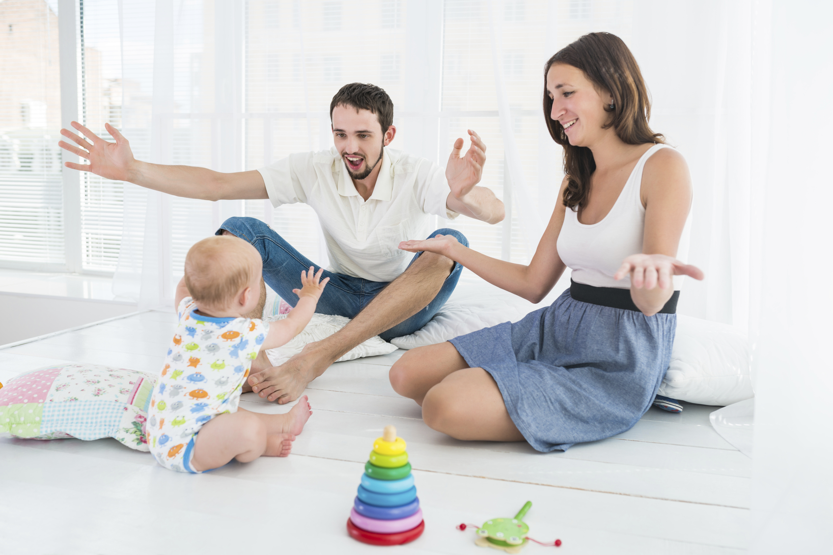 Бебетата се адаптират по-добре към социума с родителите 