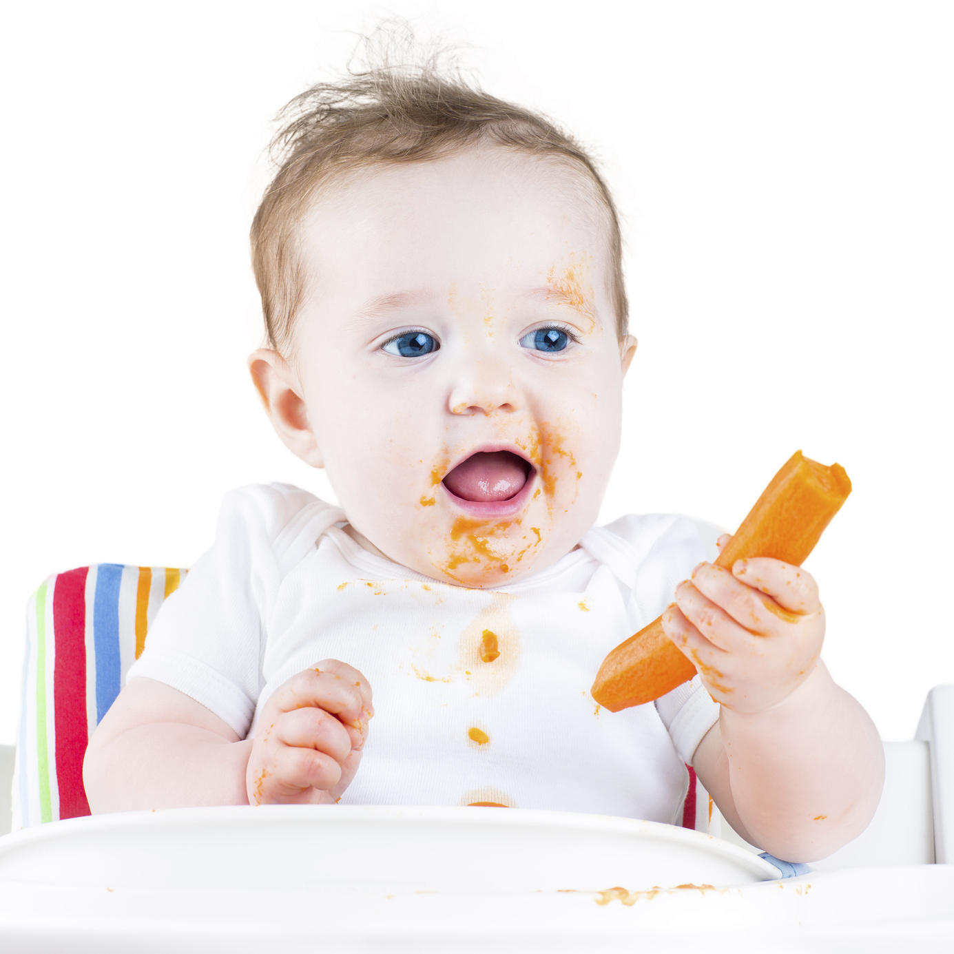 Когато бебето се храни само (галерия)