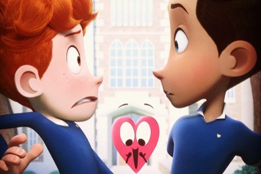 Анимация за любовта между двама ученика обиколи света (видео) 