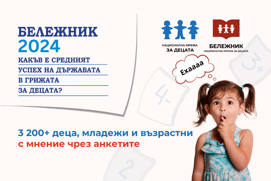 Рекорден брой деца и възрастни оцениха политиките на държавата за „Бележник 2024“
