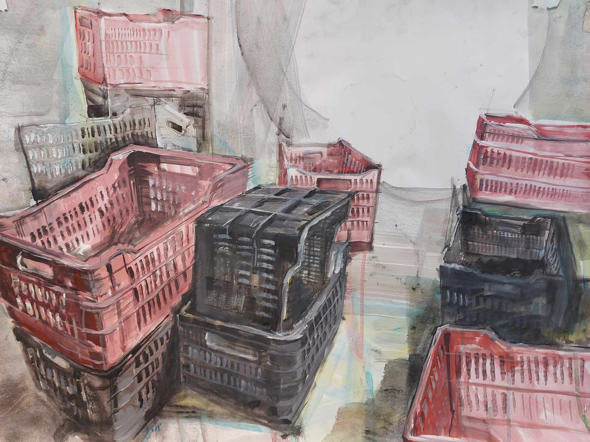 Изложба от творби на ученици от НУИИ