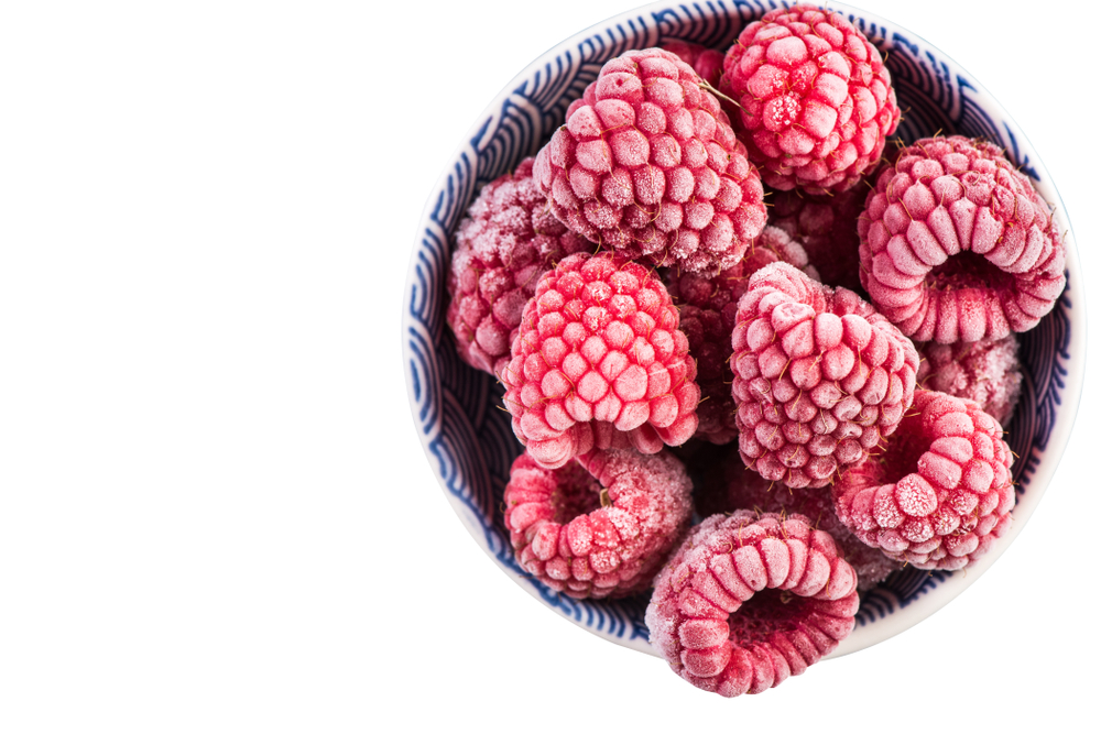 В замразените малини има повече витамин С, отколкото в пресните 