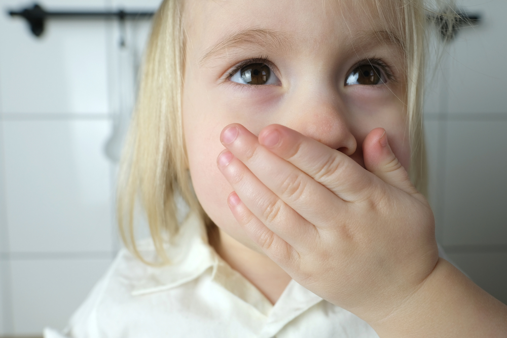 Когато ругаете пред децата