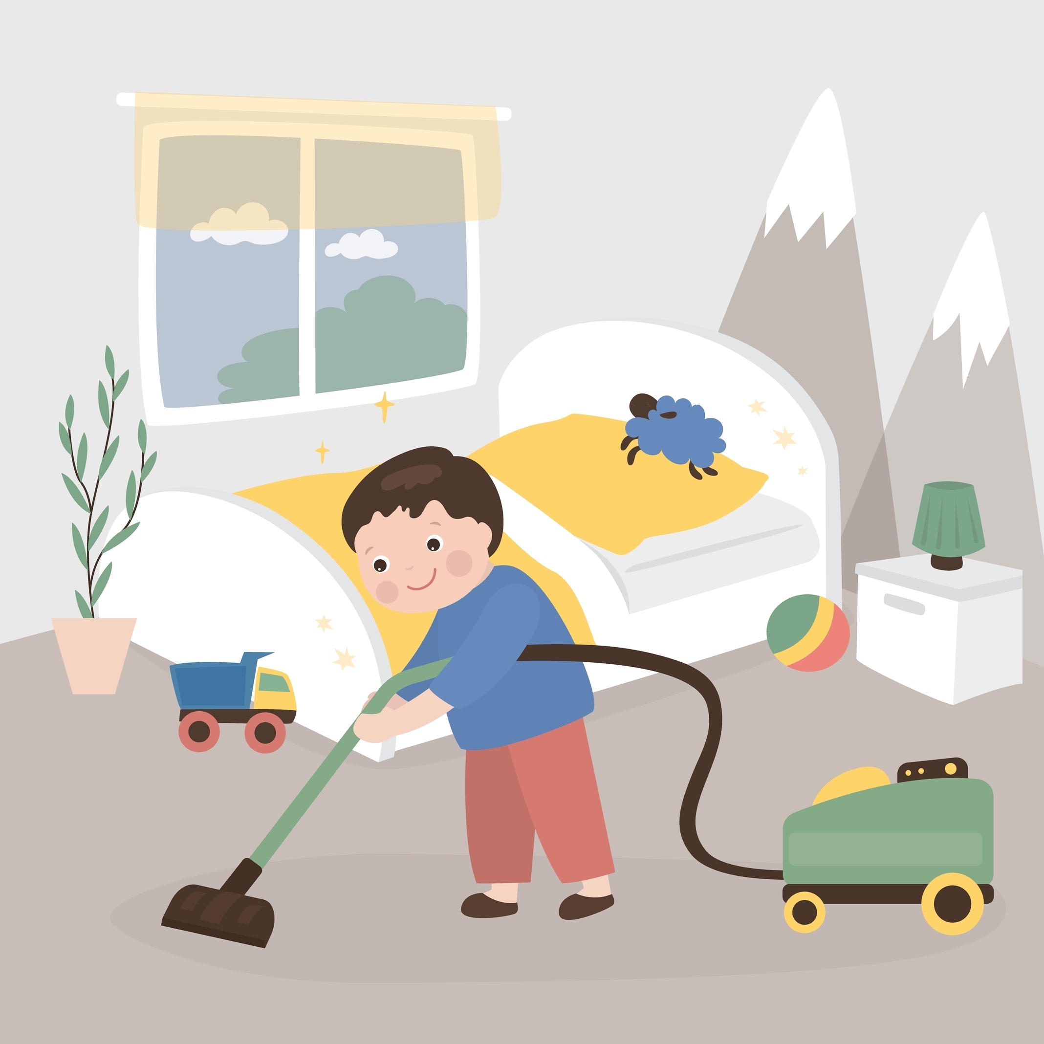 Как да научим детето да чисти и прибира 