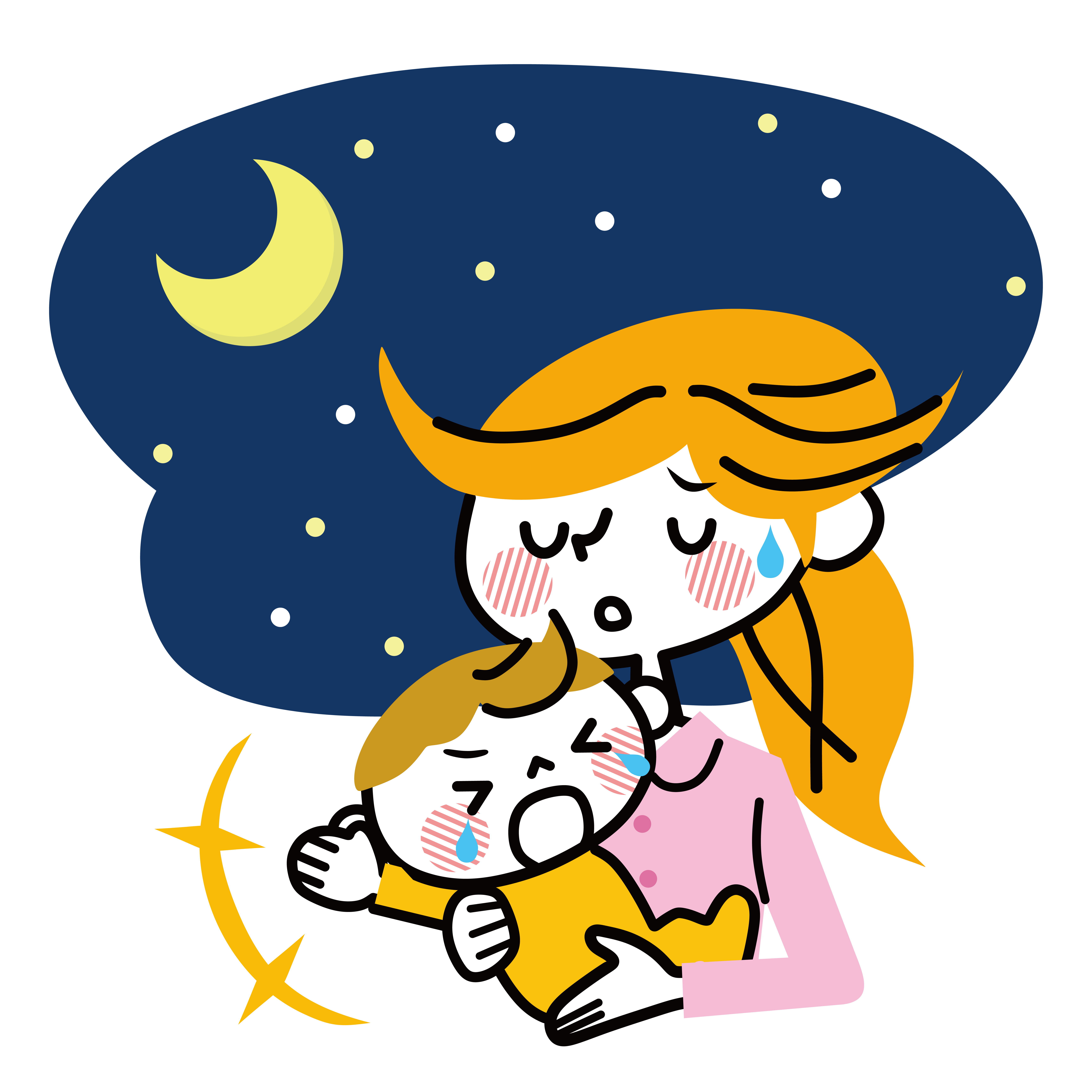 7 причини за плача на бебето през нощта  