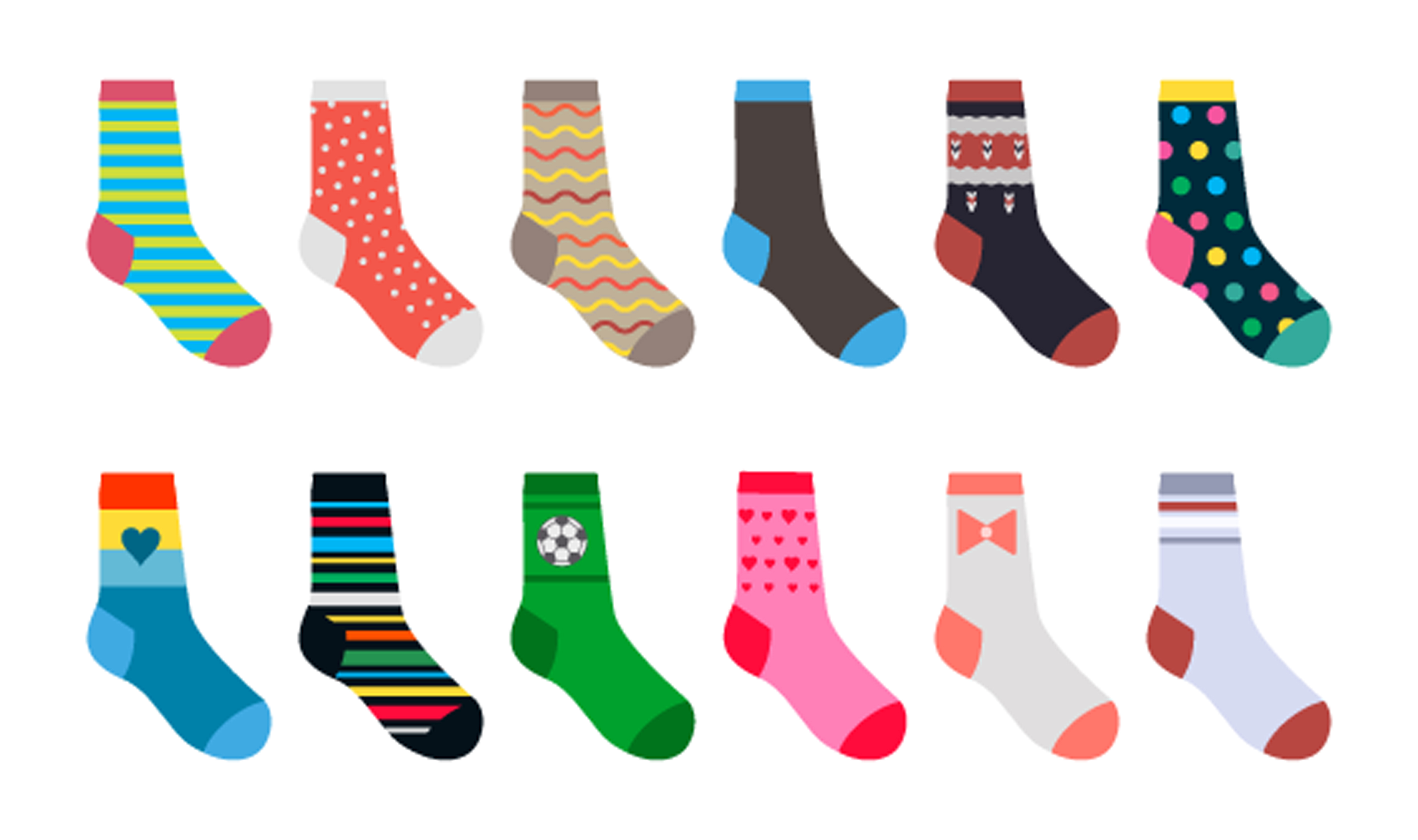 15 пар носков. Носки разноцветные детские. Носочки на белом фоне. Носки мультяшный. Найди пару носочки.