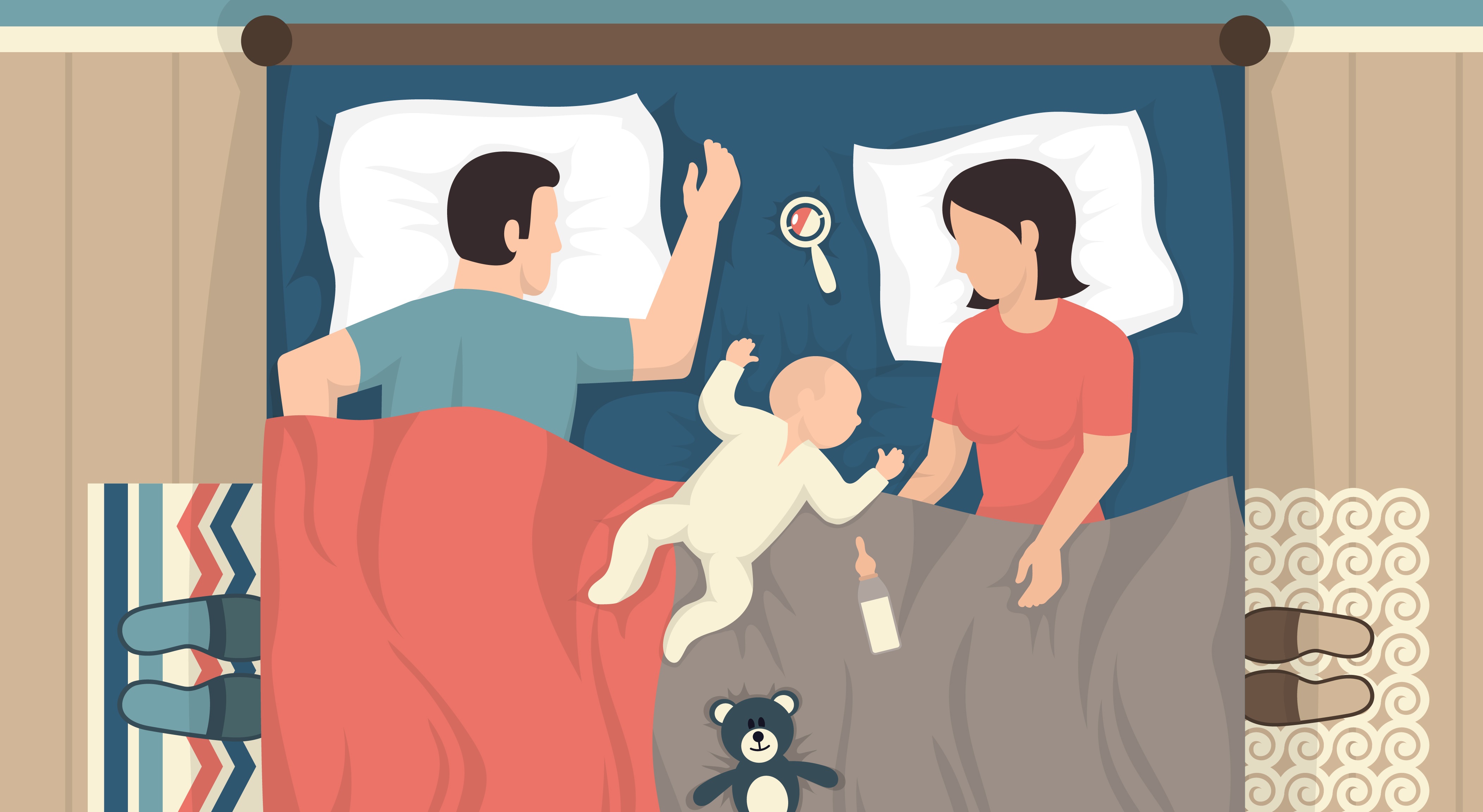 5 аргумента против съвместния сън с детето 