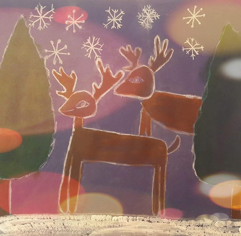 Еленчетата на София, нарисувани със специална техника