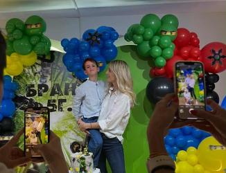 Синът на Луиза Григорова навърши 5 г. 