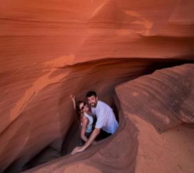 Жерар Пике и Клара Киа на почивка в Аризона 