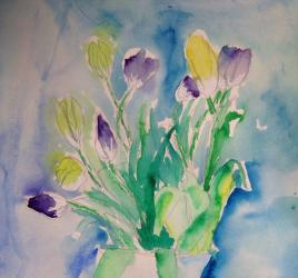 Нежен букет от Кати 