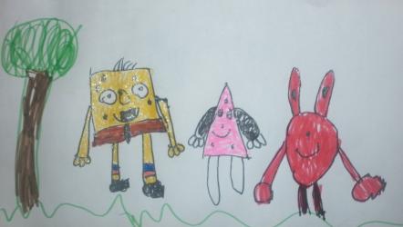 Моите любими герои от „Спондж Боб квадратни гащи“ 