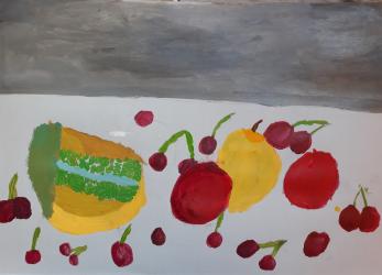 Натюрморт от един дъждовен летен ден 