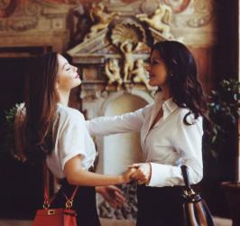 Катрин-Зита Джоунс показа двойничката си 