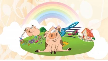 Безстрашните  Пиф, Паф, Пуф пеят в мюзикъл 