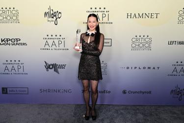 Луси Лиу се шегува с 10-годишния си син 