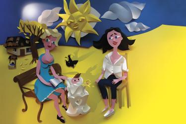 Три беззъби баби и симпатичен дявол съветват хитро децата 