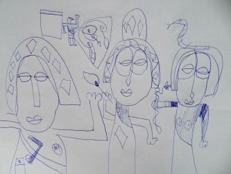 Женски портрети 