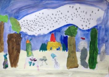 Моника и снежинките 