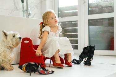 Ако мама е уморена, как да забавлява детето  