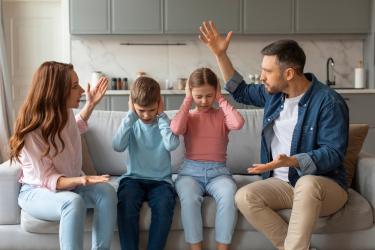 Не спорете пред децата - вредно е! 