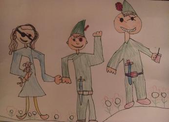 Страшно-смешна приказка, нарисувана от Стела 