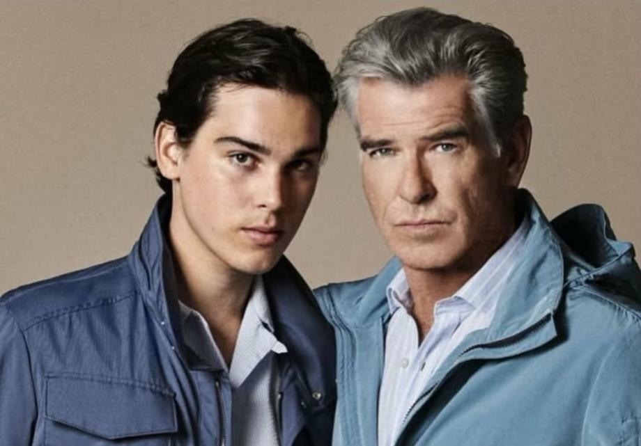 Пиърс Броснан подкрепи сина си на поредната изложба