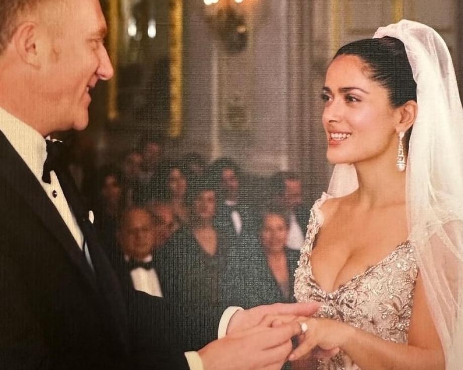 Салма Хайек празнува 15 години брак